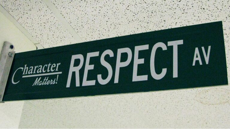 Ethical porn illustrated by a sign that says "Respect Av"